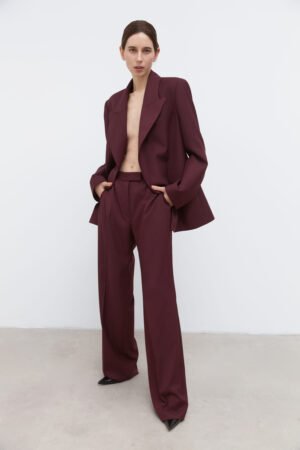 Straight-leg pants