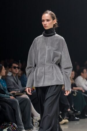 Drawstring waist jacket